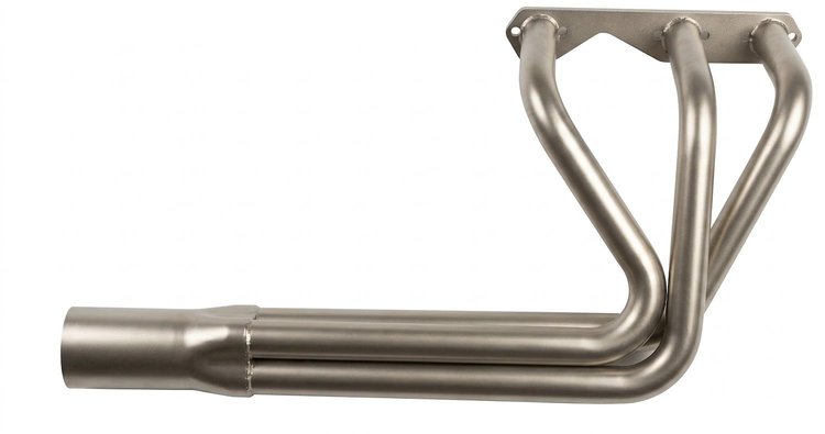 BER10036-SEC Sprint-Style Roadster Header, Buick V6, 36 in. Length Turnout Length [Silver Ceramic Coating]