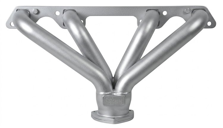 BNH1-SEC Shorty Header Set, Buick Nailhead 364-425ci [Silver Ceramic Coating]