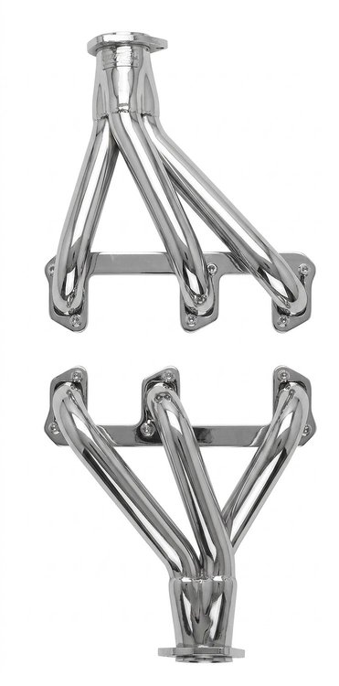 BS1-SEC Shorty Header Set, 1927-1948 Buick V6 [Silver Ceramic Coating]