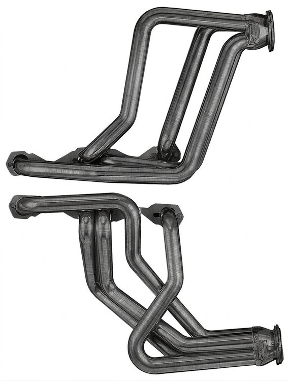 C12-P Full-Length Header Set, Small Block Chevy, GM A-Body, 1970-1974 Chevy Camaro [Raw/Unfinished]