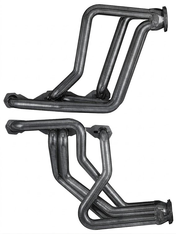 C12AC-134-P Full-Length Header Set, SBC, GM A-Body, 1970-1974 Chevy Camaro, w/Factory A/C, 1 3/4 in. Primary [Raw/Unfinished]