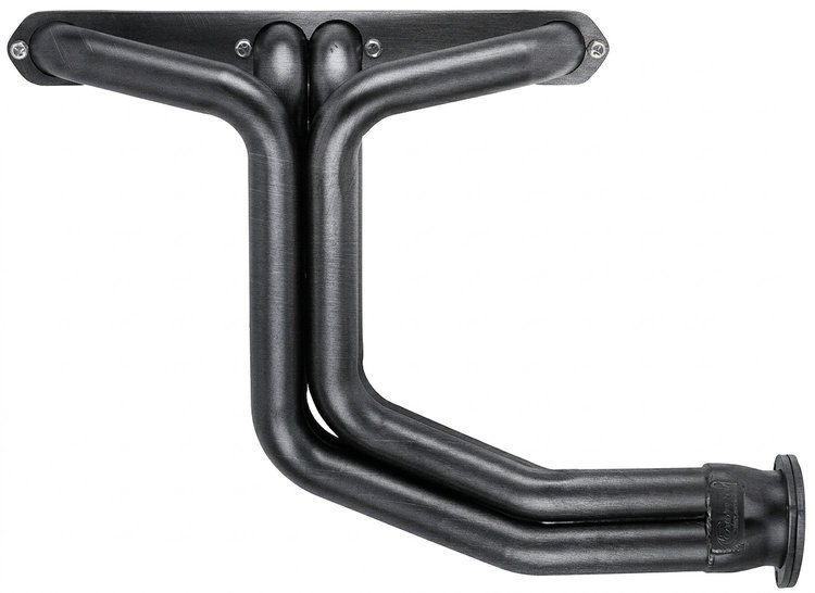 C32DP-P Full-Length Header Set, Small Block Chevy, D-Port Flange [Raw/Unfinished]