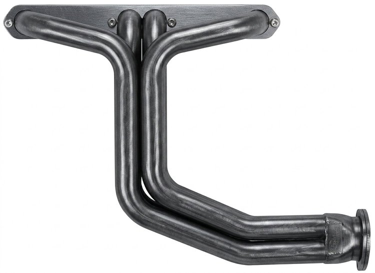 C33DP-P Full-Length Header Set, Small Block Chevy, D-Port Flange [Raw/Unfinished]