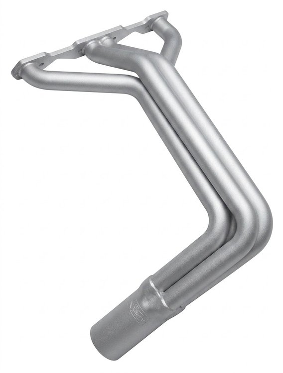C567F-SEC Fenderwell Header Set, 1955-1957 Chevy Cars w/Small Block Chevy [Silver Ceramic Coating]