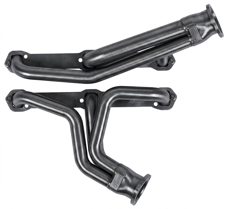 CAD390-P Shorty Header Set, 1965-1970 Cadillac Coupe DeVille 390-429ci [Raw/Unfinished]