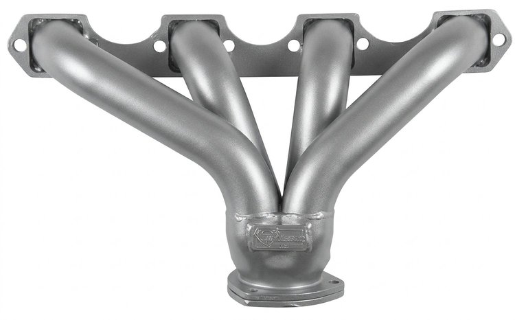 CAD500-SEC Shorty Header Set, Cadillac 425-500ci [Silver Ceramic Coating]