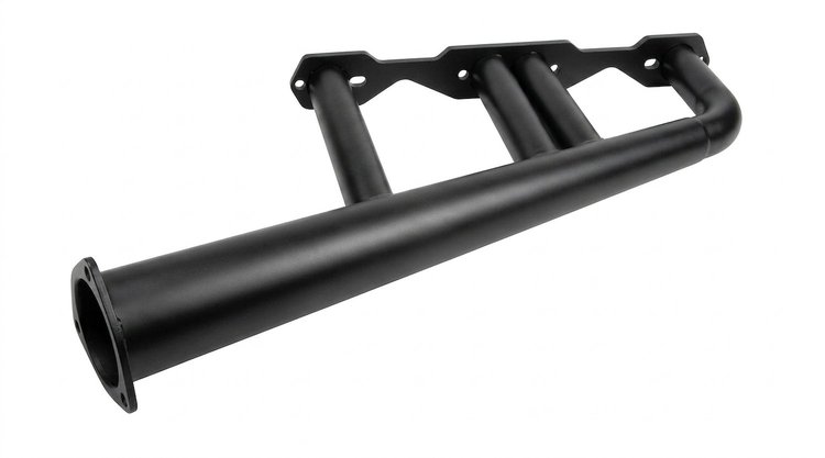 CADLF500-BEC Limefire Header Set, Cadillac 425-500ci [Black Satin Ceramic Coating]