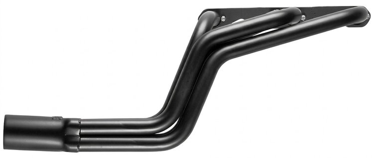 CBR10036-BEC Roadster Header, Small Block Chevy, 36 in. Turnout Length [Black Satin Ceramic Coating]