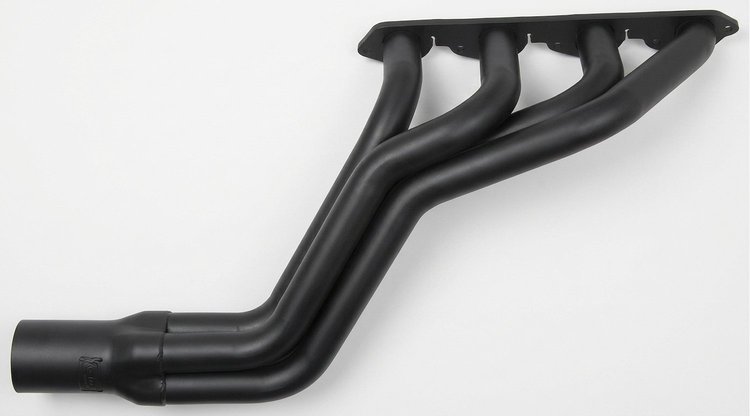 CBR10136-BEC Roadster Header, Big Block Chevy, 36 in. Turnout Length [Black Satin Ceramic Coating]
