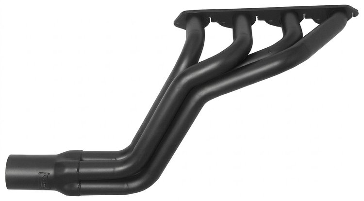CBR10148-BEC Roadster Header, Big Block Chevy, 48 in. Turnout Length [Black Satin Ceramic Coating]