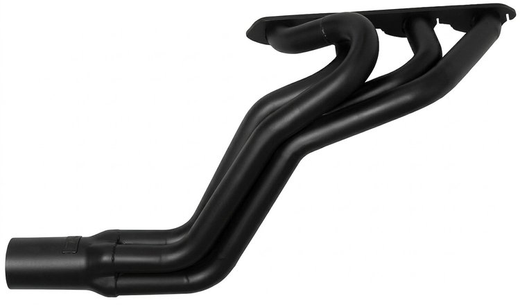 CBR10236-BEC Roadster Header, Big Block Chevy, 36 in. Turnout Length [Black Satin Ceramic Coating]