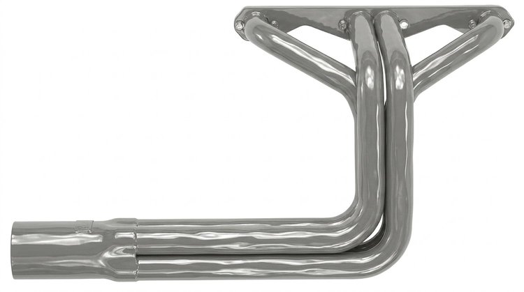 CBR40936-SEC Roadster Header, Chevy 348-409 “W” Engines, 36 in. Turnout Length [Silver Ceramic Coating]