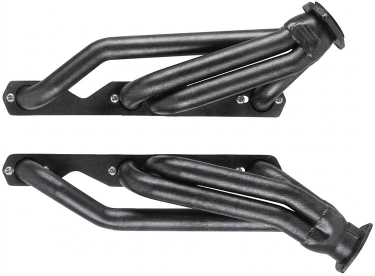 CC10-P Shorty Header Set, 1964-Up Chevy Chevelle/El Camino & Trucks w/Small Block Chevy, Straight Plug [Raw/Unfinished]