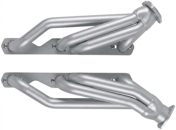 CC10-SEC Shorty Header Set, 1964-Up Chevy Chevelle/El Camino & Trucks w/Small Block Chevy [Silver Ceramic Coating]