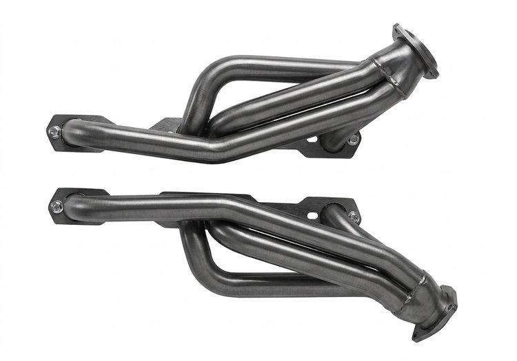 CC10BP-P Shorty Header Set, 1968-Up Chevy Chevelle/El Camino & Trucks w/SBC BluePrint Crate Engine [Raw/Unfinished]