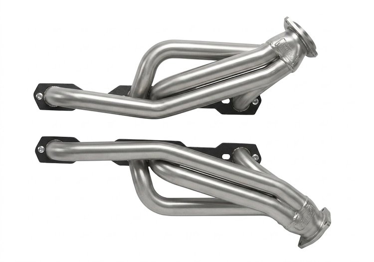 CC10BP-SEC Shorty Header Set, 1968-Up Chevy Chevelle/El Camino & Trucks w/SBC BluePrint Crate Engine [Silver Ceramic Coating]