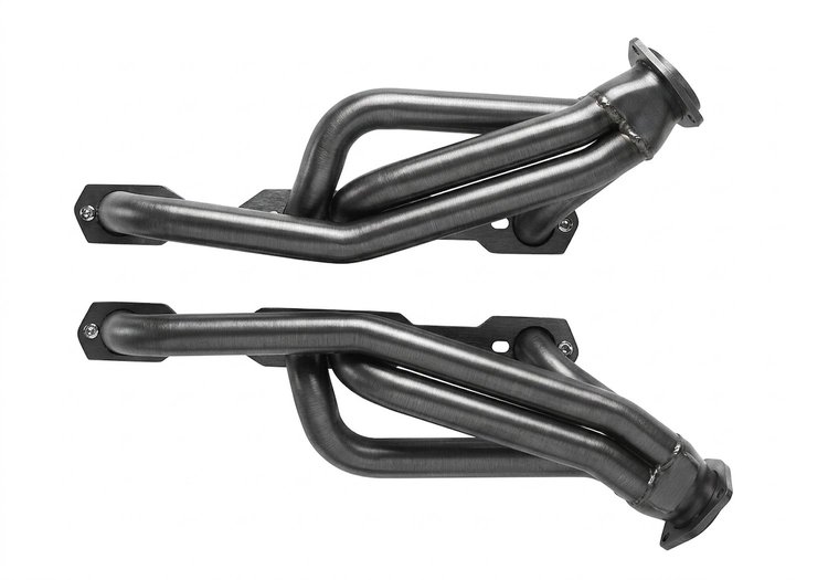 CC10DP-P Shorty Header Set, 1964-Up Chevy Chevelle/El Camino & Trucks w/Small Block Chevy, D-Port Flange [Raw/Unfinished]