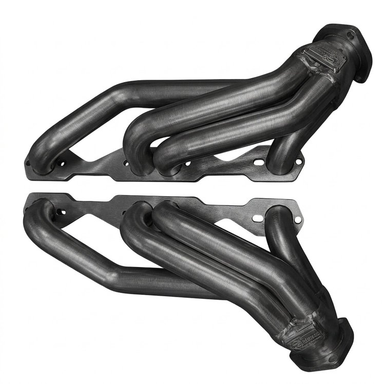 CC11-158-P Shorty Header Set, 1960-1966 & 1987-1999 Chevy/GMC Truck w/Small Block Chevy BluePrint Engine [Raw/Unfinished]