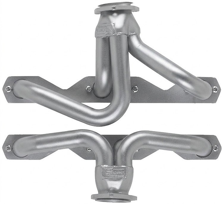 CC14-SEC Shorty Header Set, 1962-1967 Chevy Nova w/Small Block Chevy [Silver Ceramic Coating]