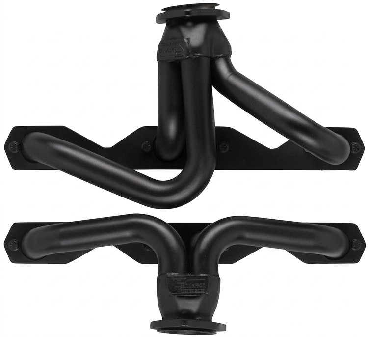 CC14BP-BEC Shorty Header Set, 1962-1967 Chevy Nova w/Small Block Chevy BluePrint Engine [Black Satin Ceramic Coating]
