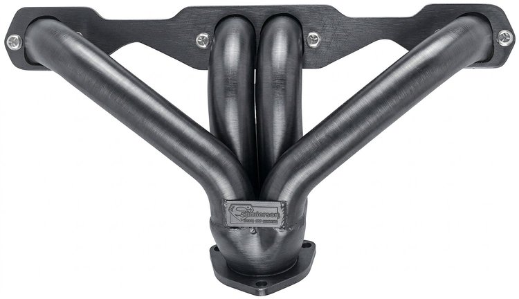 CC158-P Shorty Header Set, Small Block Chevy [Raw/Unfinished]