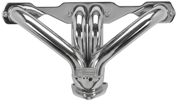 CC158BP-SEC Shorty Header Set, Small Block Chevy BluePrint Engine [Silver Ceramic Coating]