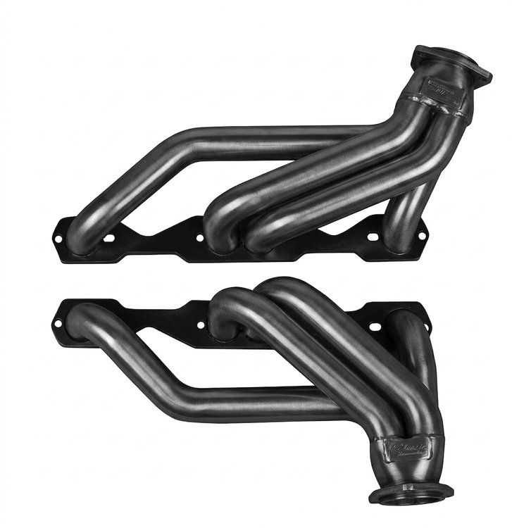 CC16AC-P Shorty Header Set, 1967-1969 GM F-Body, 1968-1972 Chevy Nova w/Small Block Chevy, w/ Factory A/C [Raw/Unfinished]