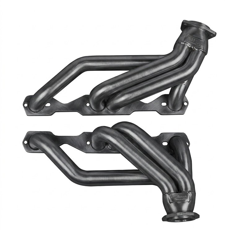 CC16DP-P Shorty Header Set, 1967-1969 GM F-Body, 1968-1972 Chevy Nova w/Small Block Chevy, D-Port Flange [Raw/Unfinished]