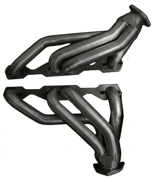 CC17-P Shorty Header Set, 68-72 Chevy Chevelle/El Camino, 70-81 Chevy Camaro, 67-87 Chevy/GMC Truck w/SBC [Raw/Unfinished]