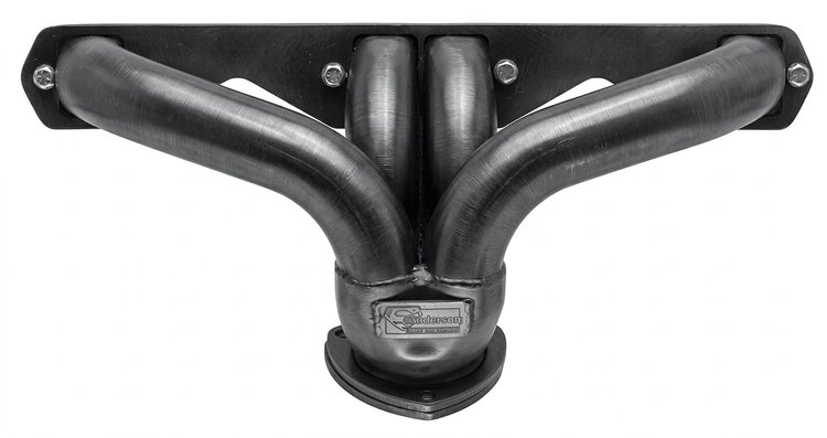 CC178-P Shorty Header Set, Small Block Chevy [Raw/Unfinished]