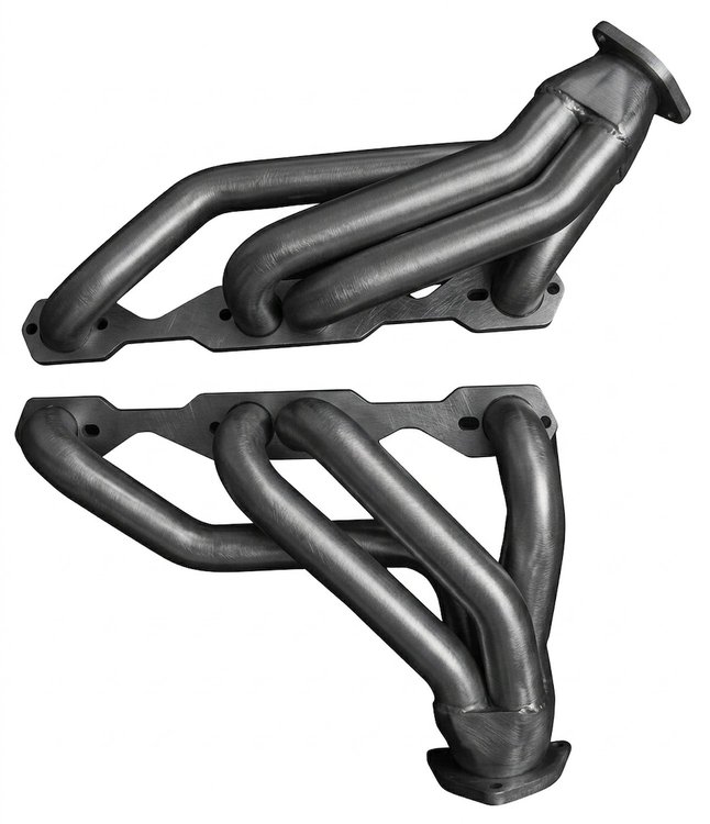 CC17BP-P Shorty Headers, 68-72 Chevy Chevelle/El Camino, 70-81 Chevy Camaro, 67-87 GM Truck w/SBC BluePrint [Raw/Unfinished]