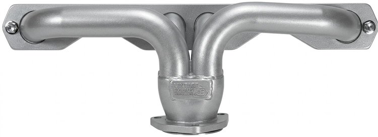 CC2-SEC Shorty Header Set, 1932-1948 Chevy Cars/Trucks w/Small Block Chevy [Silver Ceramic Coating]
