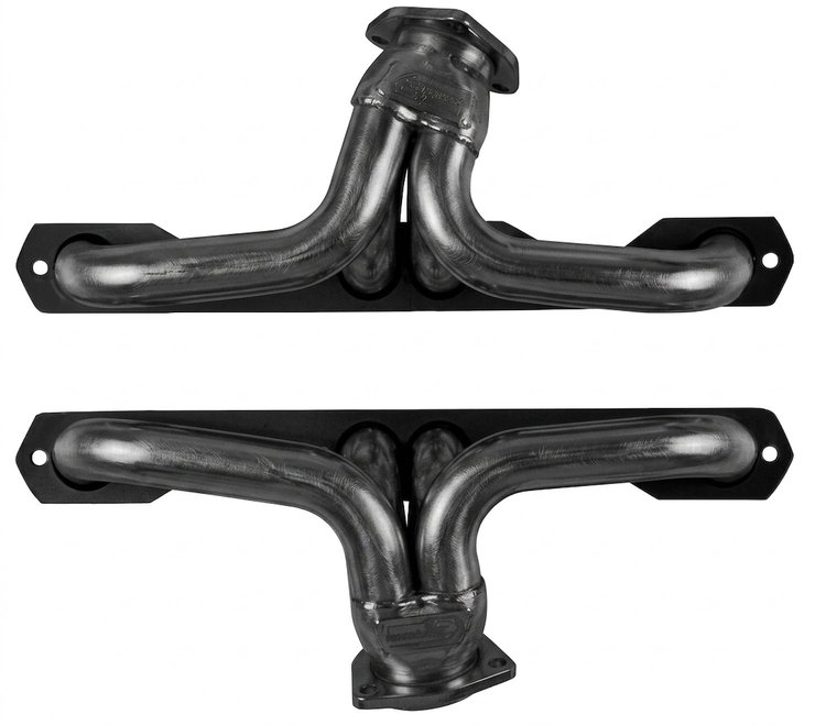 CC3-158-P Shorty Header Set, 1970-1992 Chevy Camaro, 1955-Up Chevy Trucks w/SBC, 1 5/8 in. Primary Tube [Raw/Unfinished]