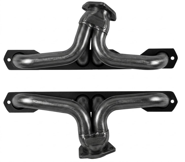 CC3BP-158-P Shorty Header Set, 70-92 Chevy Camaro, 55-Up Chevy Trucks w/SBC BluePrint Engine, 1 5/8 in. Primary [Raw/Unfinished]
