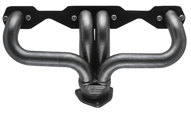 CC5-P Shorty Header Set, Small Block Chevy, Angle Plug [Raw/Unfinished]