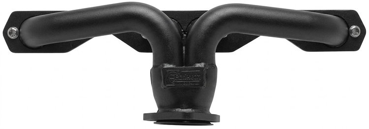 CC90-158-BEC Shorty Header Set, Jaguar & Pontiac Fiero w/Small Block Chevy [Black Satin Ceramic Coating]