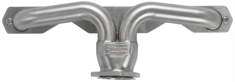 CC90-SEC Shorty Header Set, Jaguar & Pontiac Fiero w/Small Block Chevy [Silver Ceramic Coating]