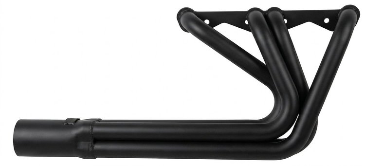 CER10036-BEC Sprint Car Style Roadster Header, Small Block Chevy, 36 in. Turnout Length [Black Satin Ceramic Coating]