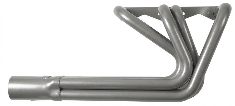 CER10036-SEC Sprint Car Style Roadster Header, Small Block Chevy, 36 in. Turnout Length [Silver Ceramic Coating]