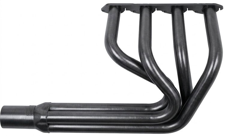 CER10136-P Classic-Style Outside Chassis Header Set, Big Block Chevy, 36 in. Turnout Length [Raw/Unfinished]