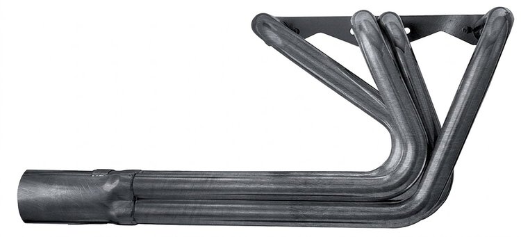 CER40948-P Sprint Car Style Roadster Header, Chevy 348-409ci "W" Engine, 48 in. Turnout Length [Raw/Unfinished]