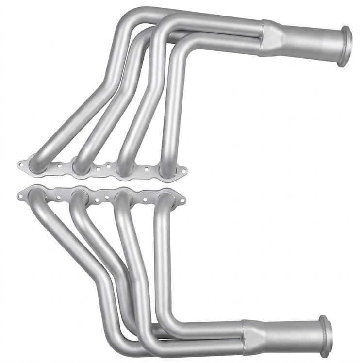 CPLS-SEC Full-Length Header Set, GM LS Engines [Silver Ceramic Coating]