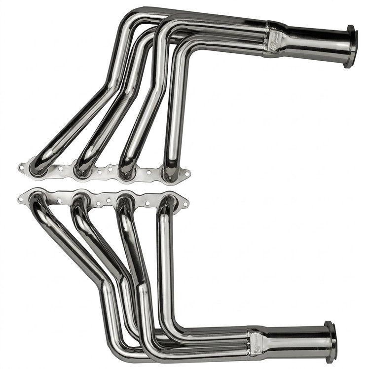 CPLS134-SEC Full-Length Header Set, GM LS Engines, 1 3/4 in. Primary Tube [Silver Ceramic Coating]