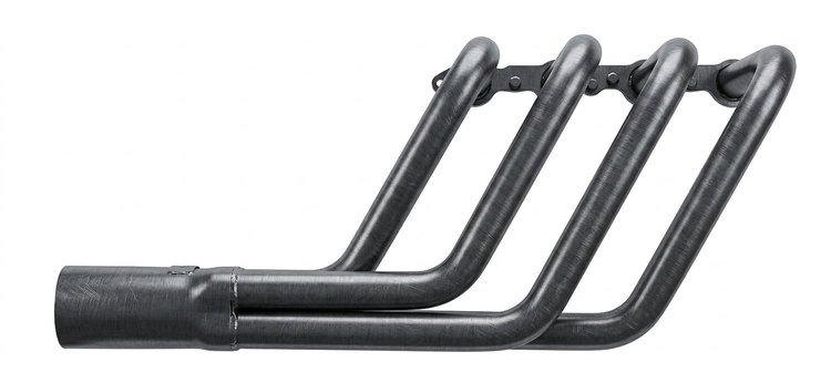 CRSLS1-P Roadster Header, GM LS Engines, 26 in. Turnout Length [Raw/Unfinished]