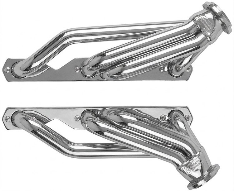 CS12-SEC Shorty Header Set, 1982-Up Chevy S-10/Blazer w/Small Block Chevy [Silver Ceramic Coating]