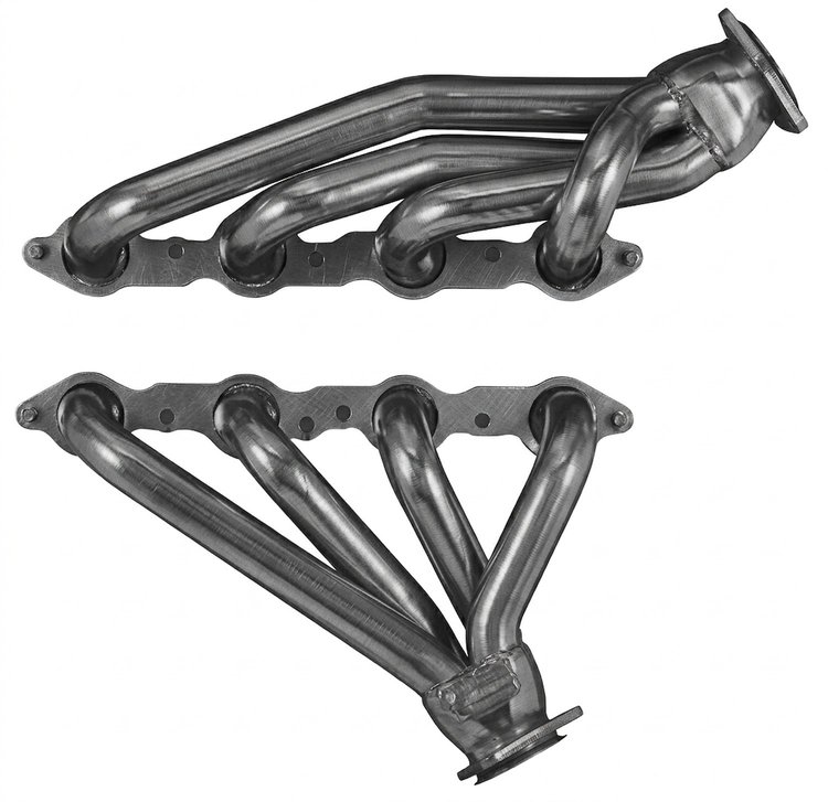 CSLS1-P Shorty Headers, 82-Up Chevy S-10/Blazer 4WD, 55-57 Chevy Cars, 64-Up Chevy Chevelle/El Camino w/LS [Raw/Unfinished]