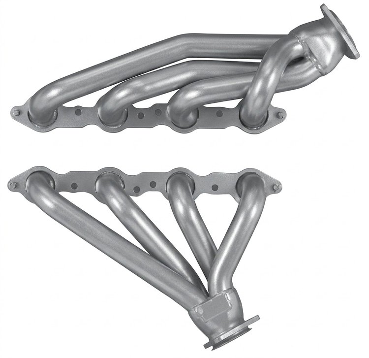 CSLS1-SEC Shorty Headers, 82-Up Chevy S-10/Blazer 4WD, 55-57 Chevy Cars, 64-Up Chevy Chevelle/El Camino w/LS [Silver Ceramic]