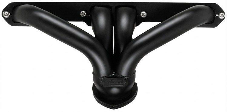DD2-BEC Shorty Header Set, Chrysler Big Block 383-440 RB [Black Satin Ceramic Coating]