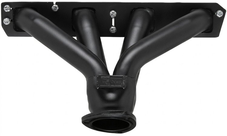 DD6-BEC Shorty Header Set, Mopar 426 Hemi [Black Satin Ceramic Coating]