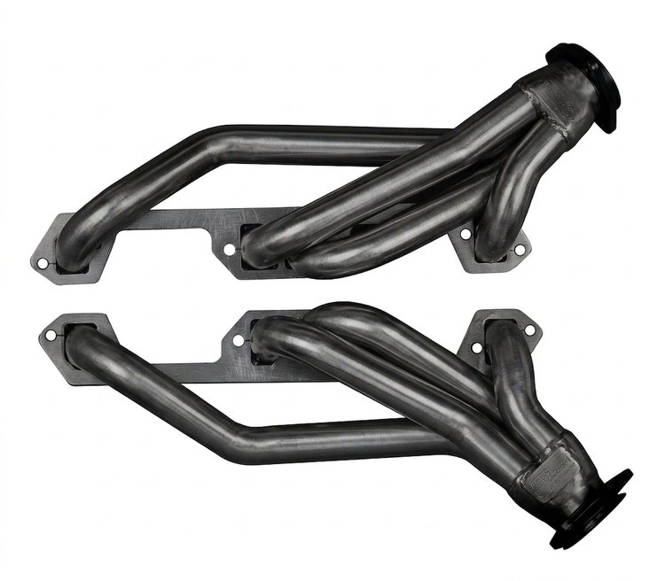 DD7-P Shorty Header Set, Mopar A/E-Body w/Small Block Chrysler 318-360ci [Raw/Unfinished]